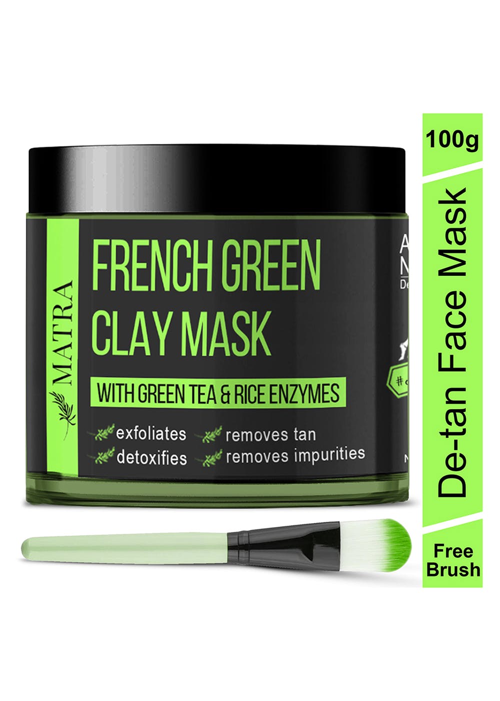 Get French Green Clay Mask – With Green Tea And Rice Enzymes at ₹ 347 ...