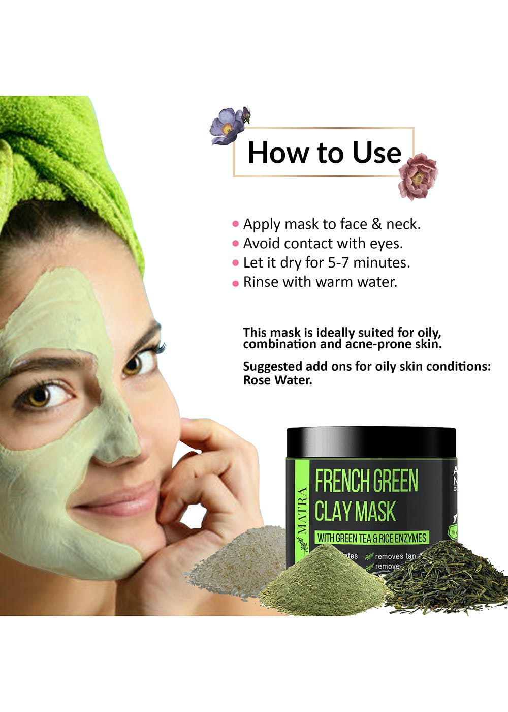 french green clay mask