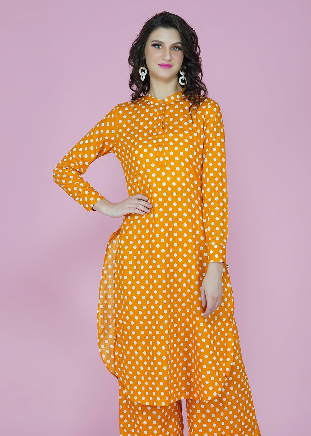 Polka dots kurti designs 2019 online