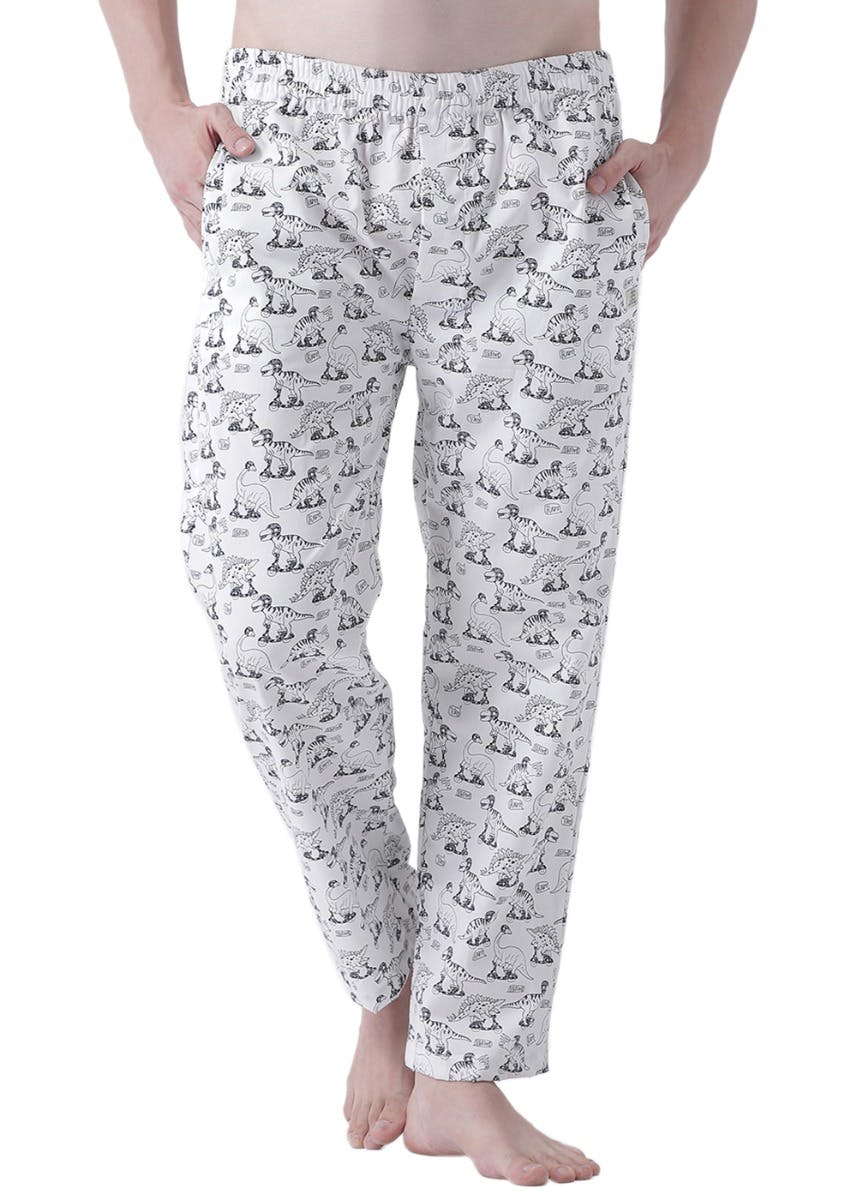 Kiddosaurus White Pyjamas
