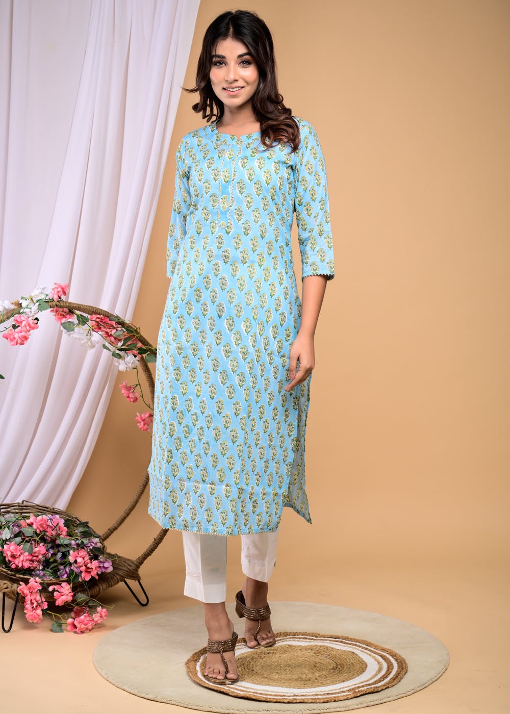 Best cotton outlet kurtis brands