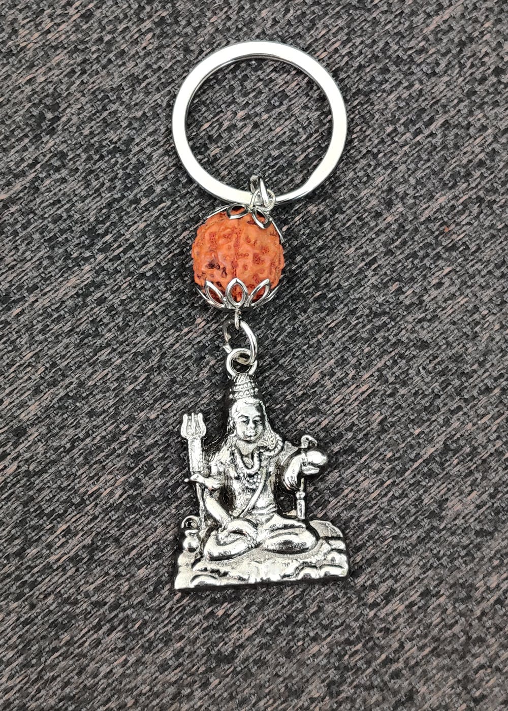 Rudraksha keychain hot sale