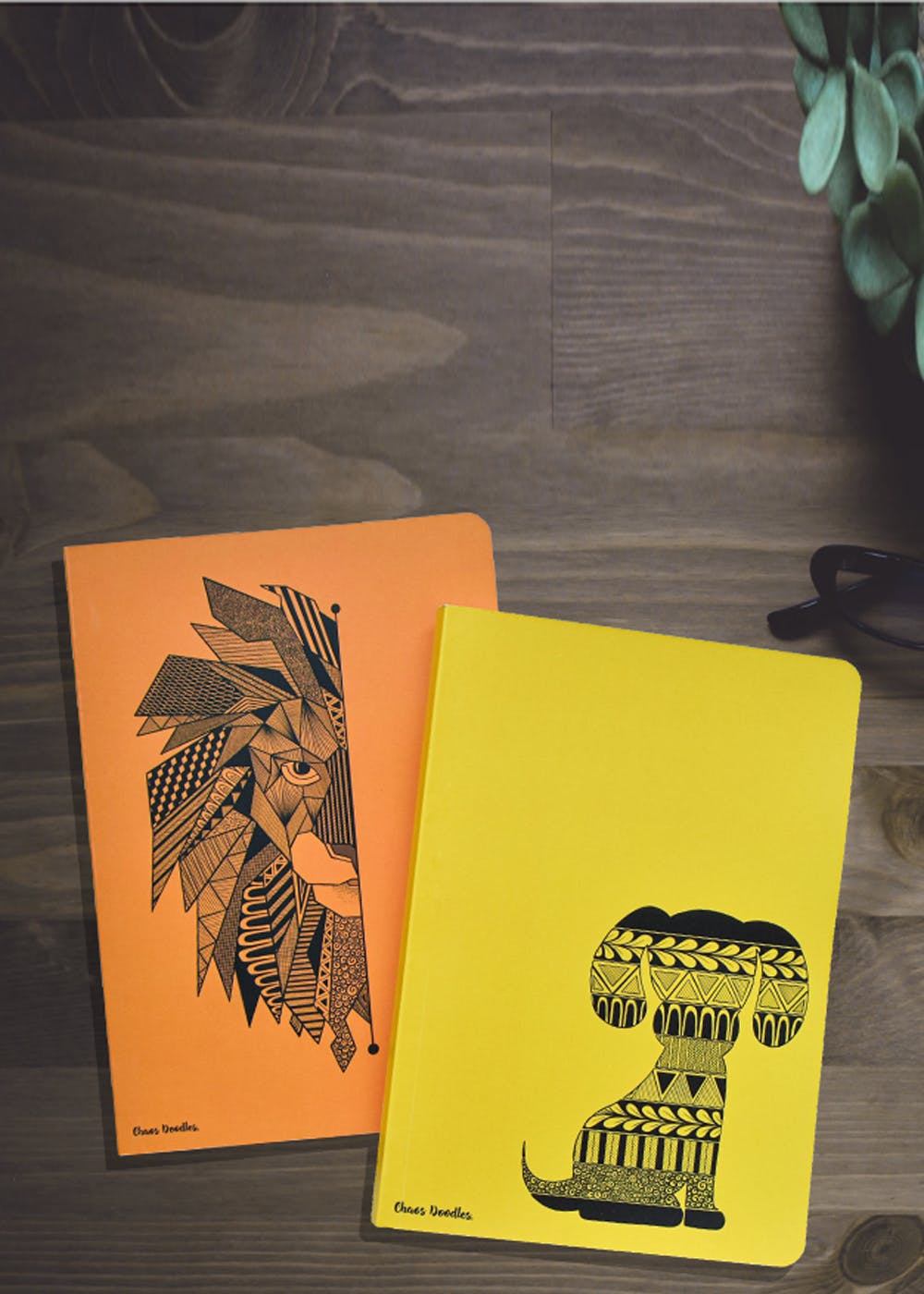 Get Hand Illustrated Fearless And Doodles A5 Notebook Set Of 2 At ₹ 649