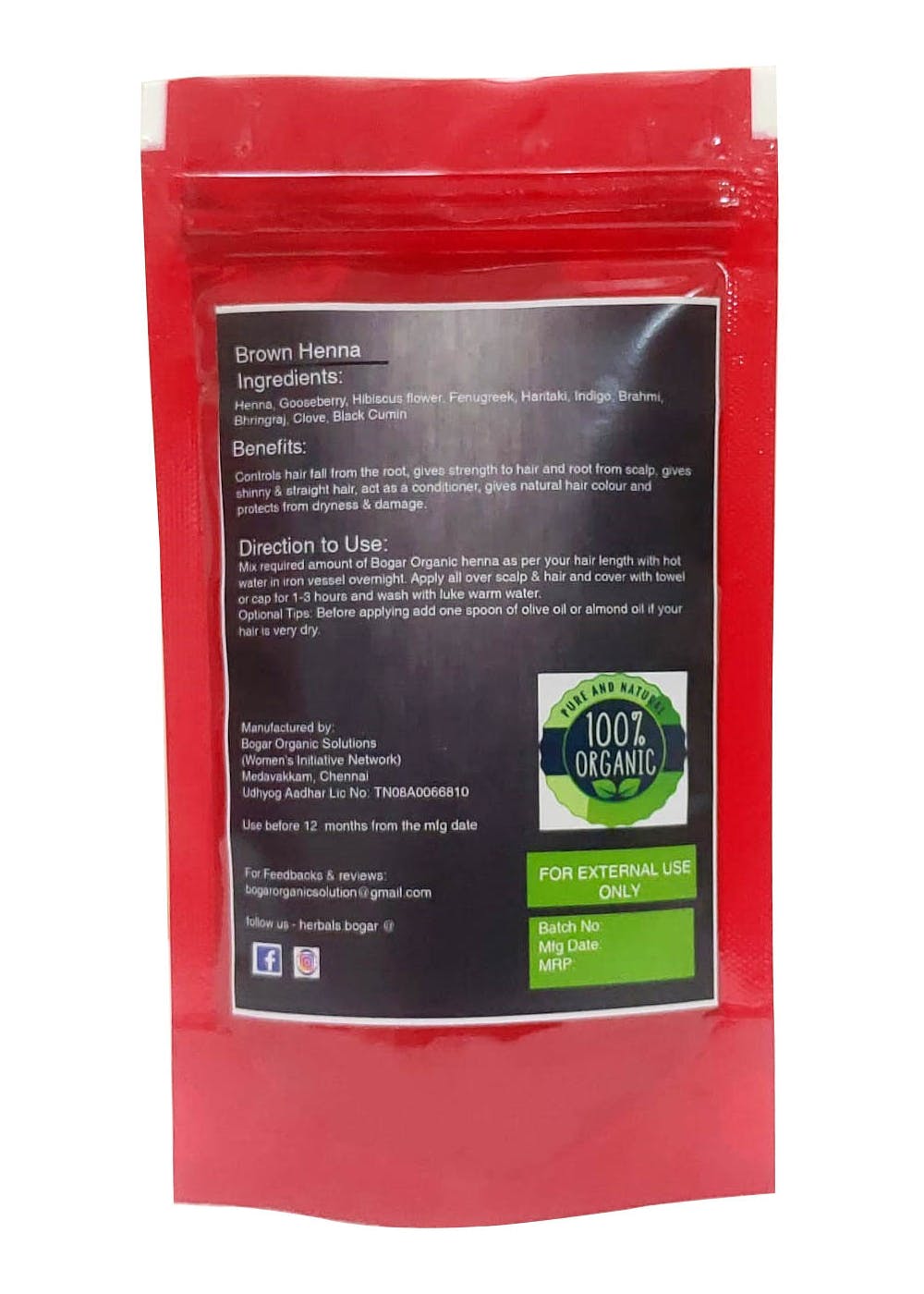 Get Herbal Henna Hair Pack Brown 100 G At 150 Lbb Shop It will make no difference.