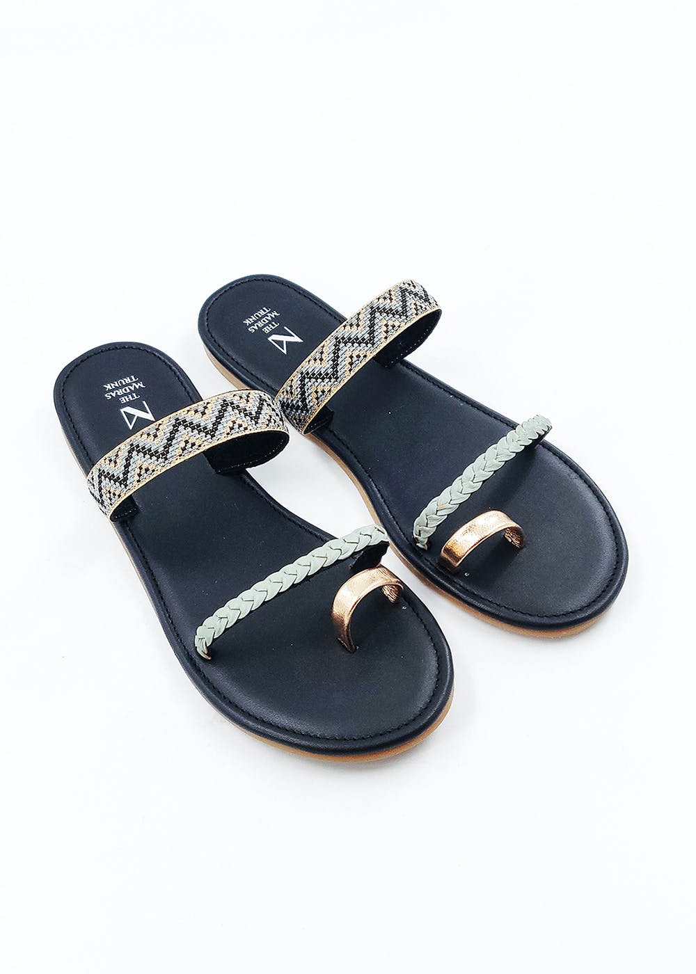 orthopedic black flats