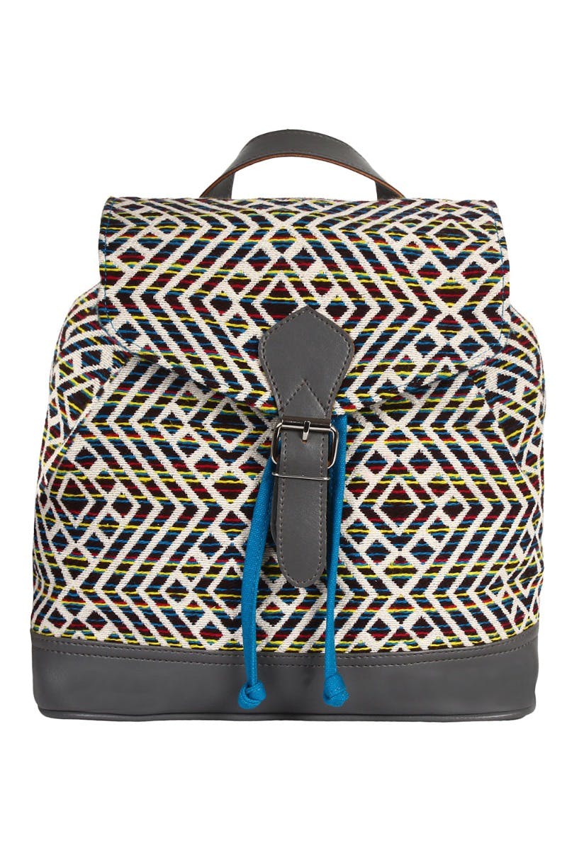 Get Multicoloured Jacquard Backpack at ₹ 999 LBB Shop
