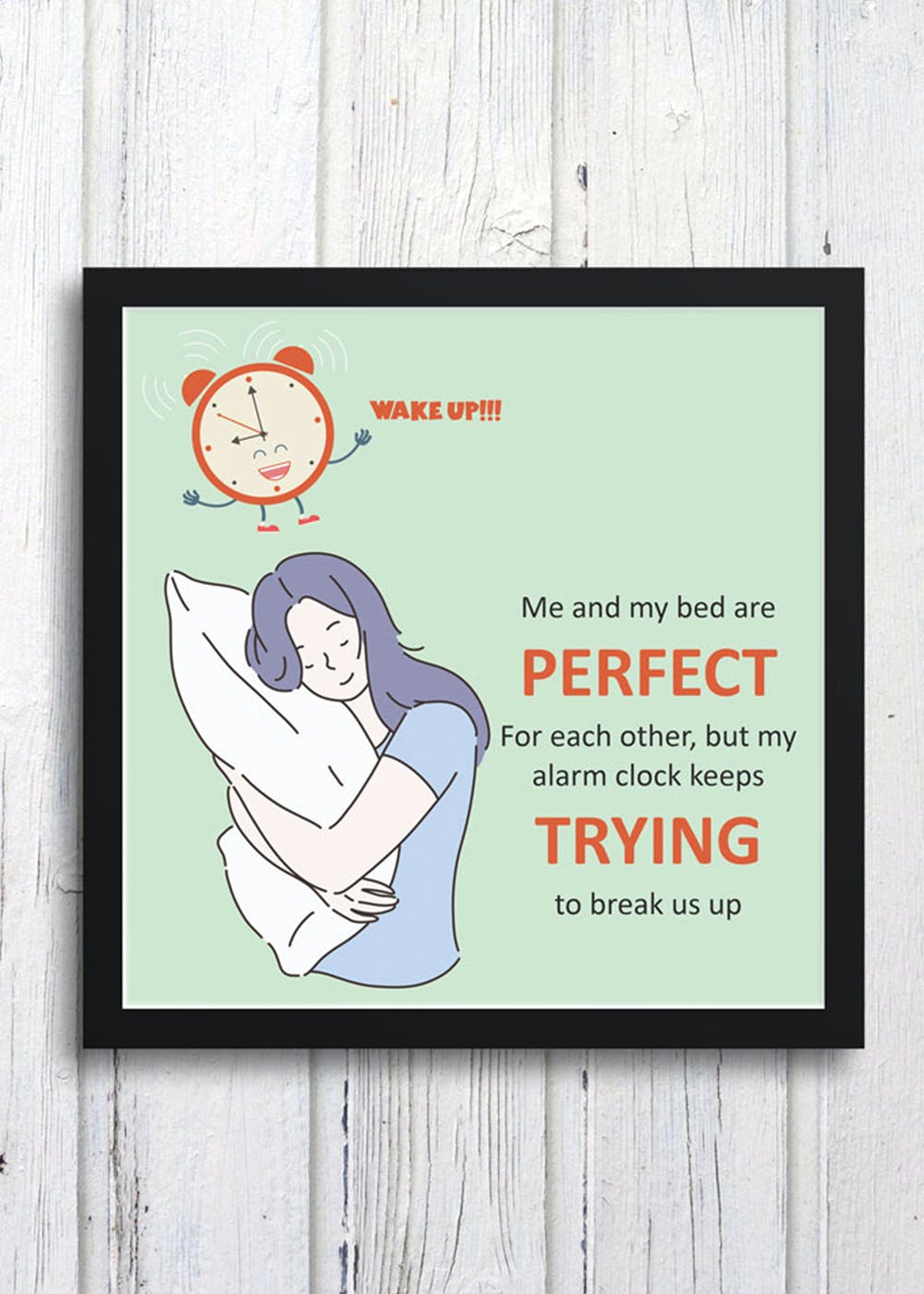 Rectangle,Mammal,Gesture,Font,Picture frame,Line,Art,Happy,Wood,Poster