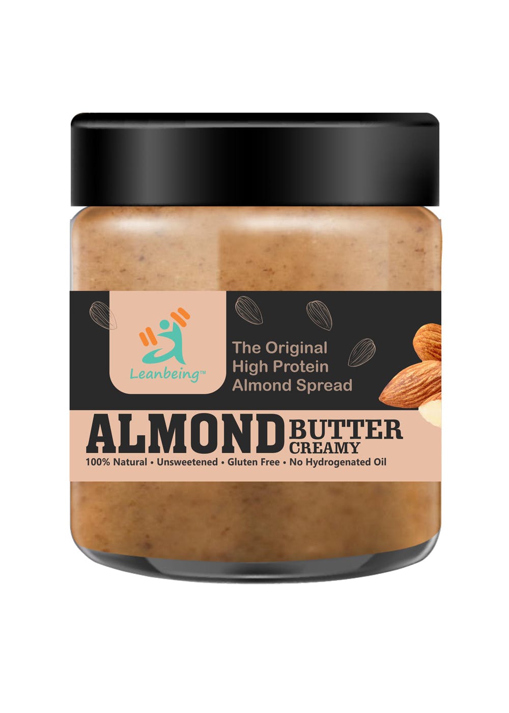 100% Natural Almond Butter - 220gm