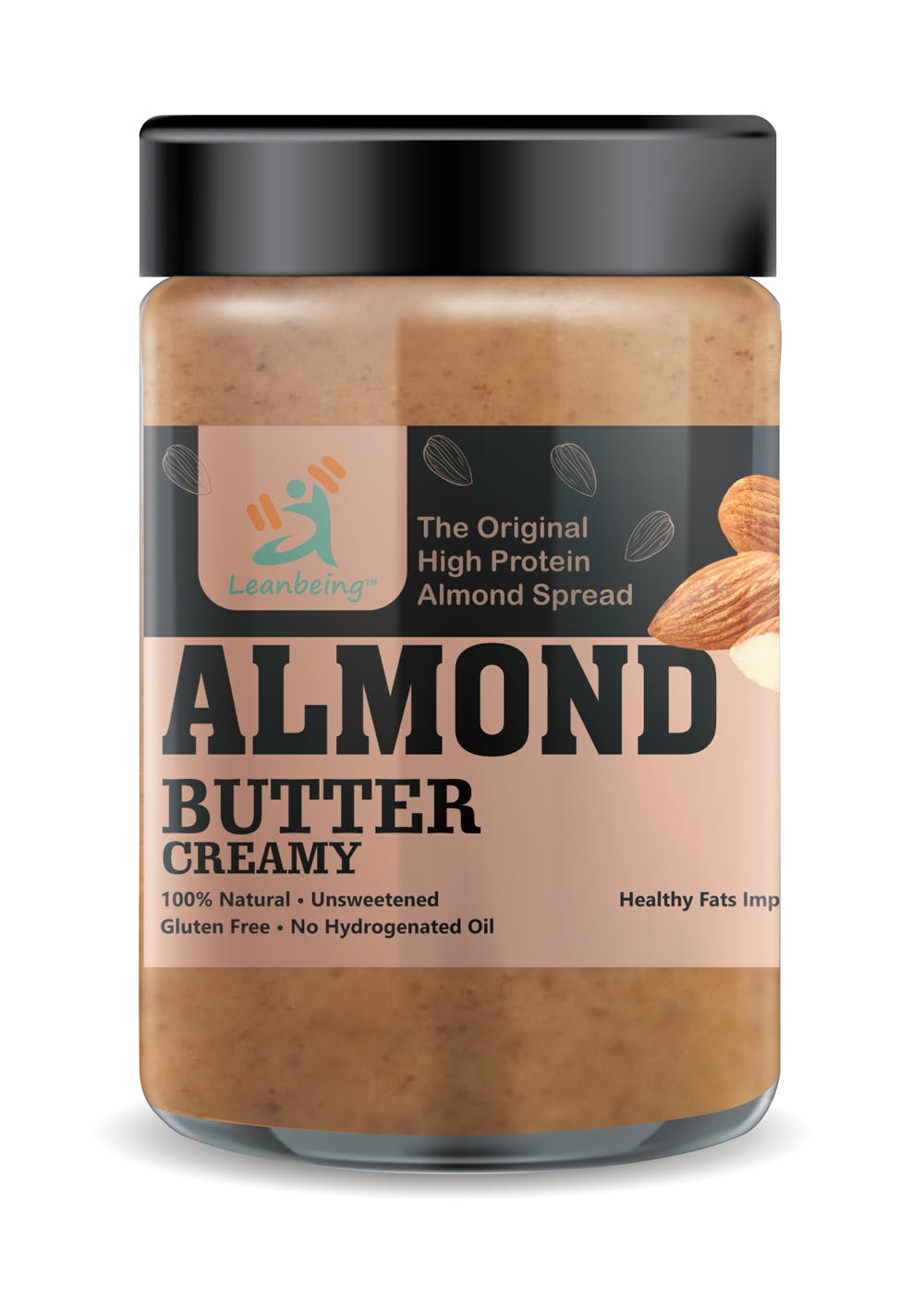 100% Natural Almond Butter - 500gm