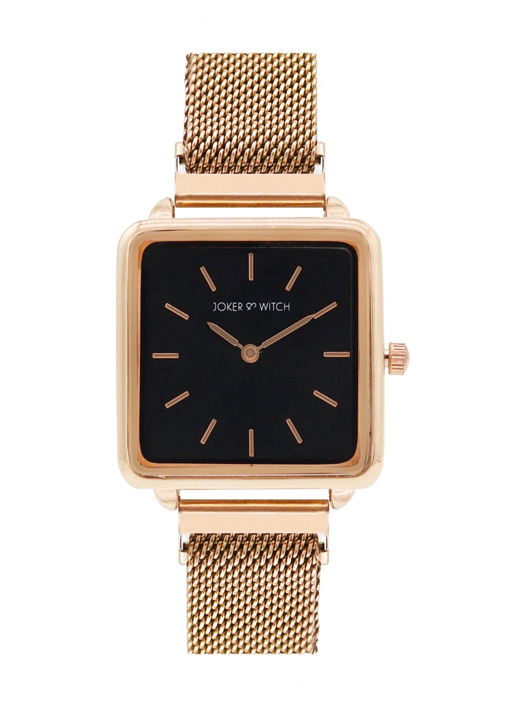 Get Vintage Square Black Dial Rose Gold Magnetic Watch at ₹ 2499 | LBB Shop