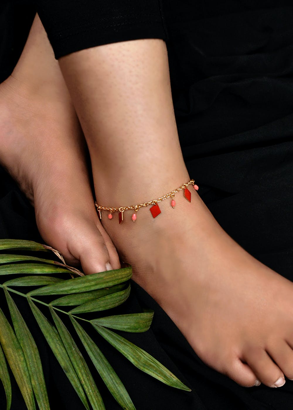 Red Crystal Sparkle Charm Anklet Boho Sparkly Bridal Red  Etsy  Ankle  bracelets Anklet Ankle jewelry