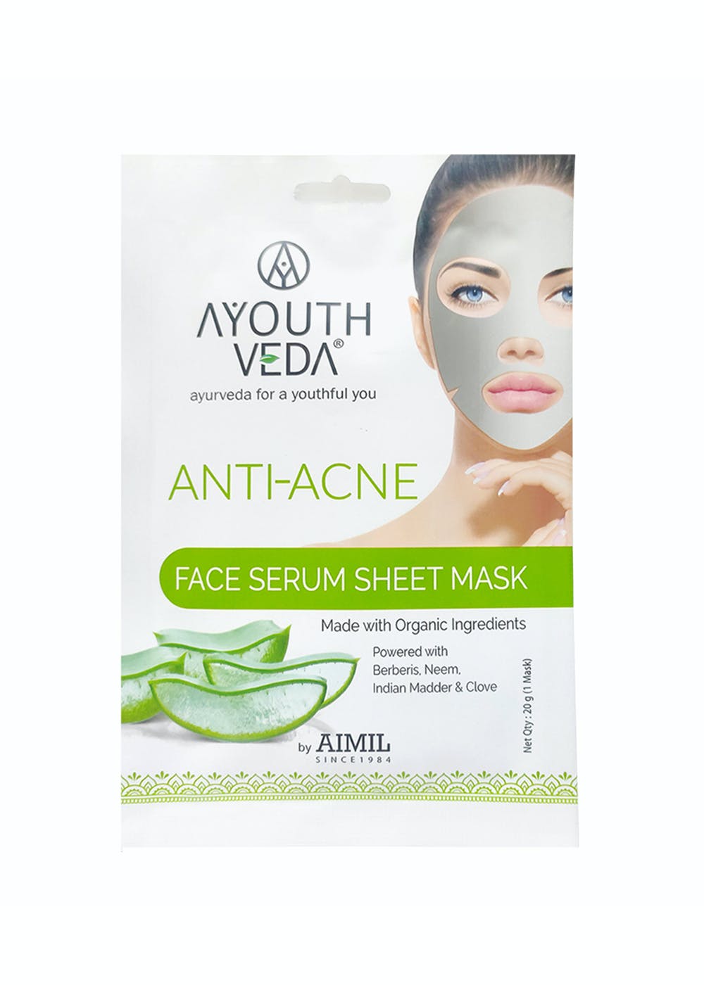 Get Anti Acne Face Serum Sheet Mask 20gm at ₹ 99 LBB Shop