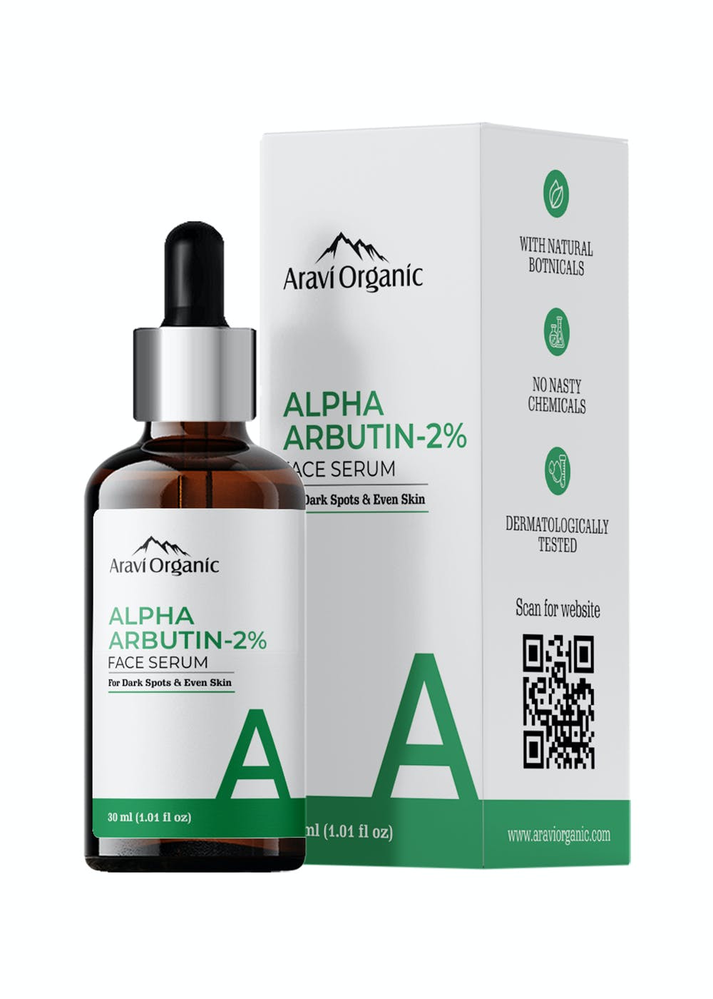 Get 2% Alpha Arbutin Face Serum For Pigmentation, Dark Spots & Tan ...