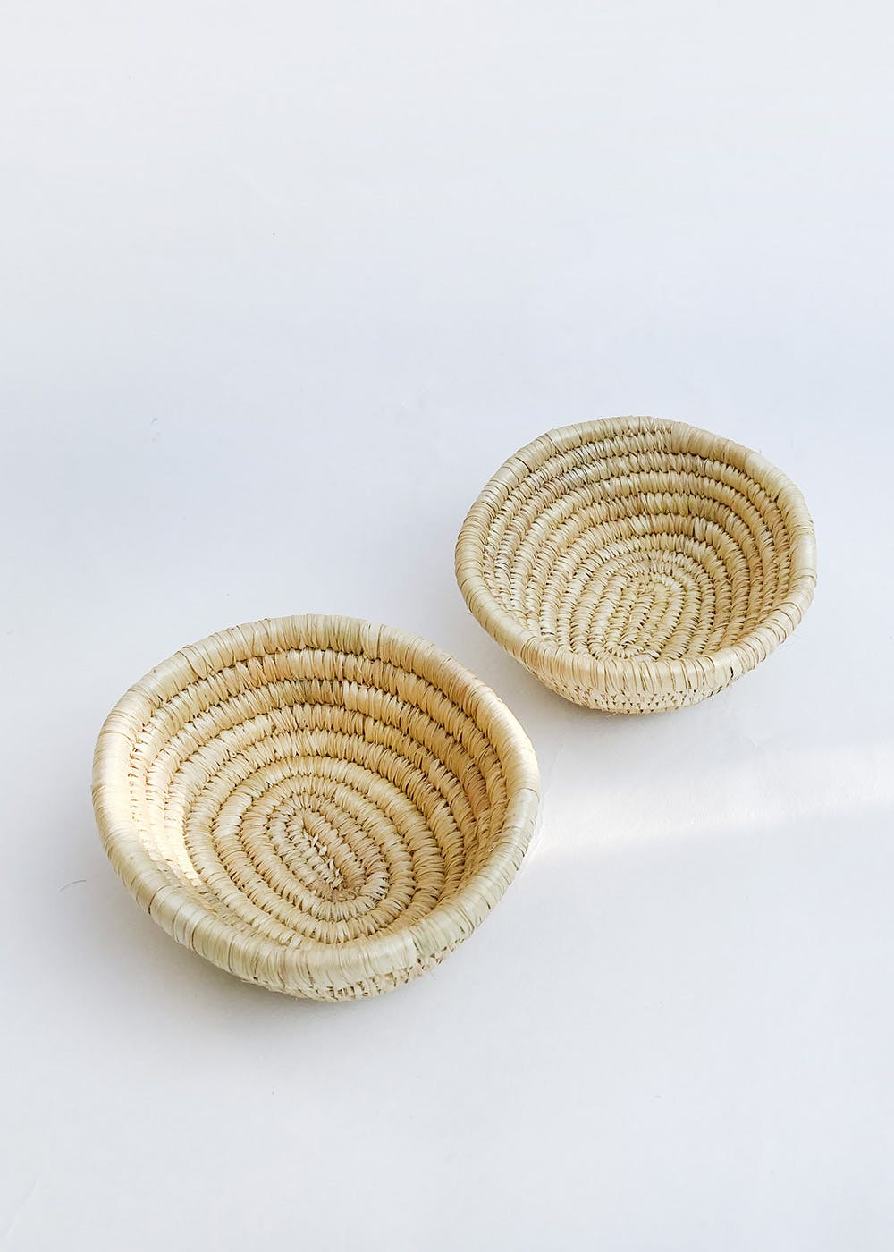 Handmade Moonj Grass Bowls- Set of 2