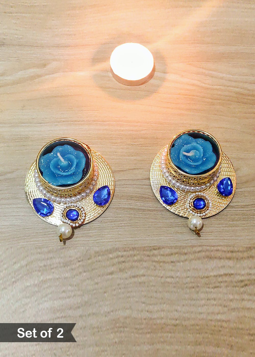 Get Jardosi Handmade Tea Light Holder Pair at ₹ 499 LBB Shop