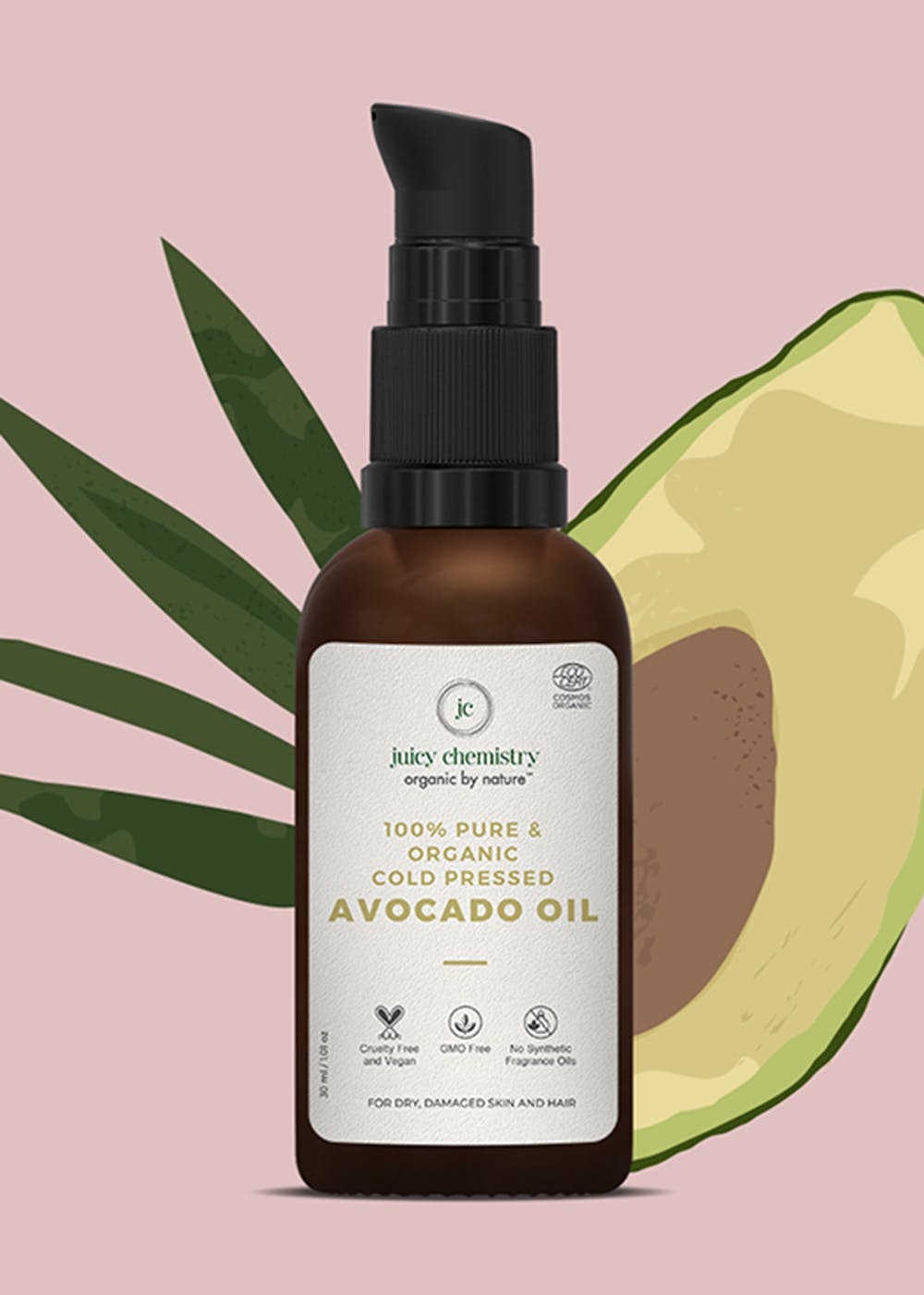 Get Organic Avocado Cold Pressed Carrier Oil 30ml at ₹ 475 LBB Shop