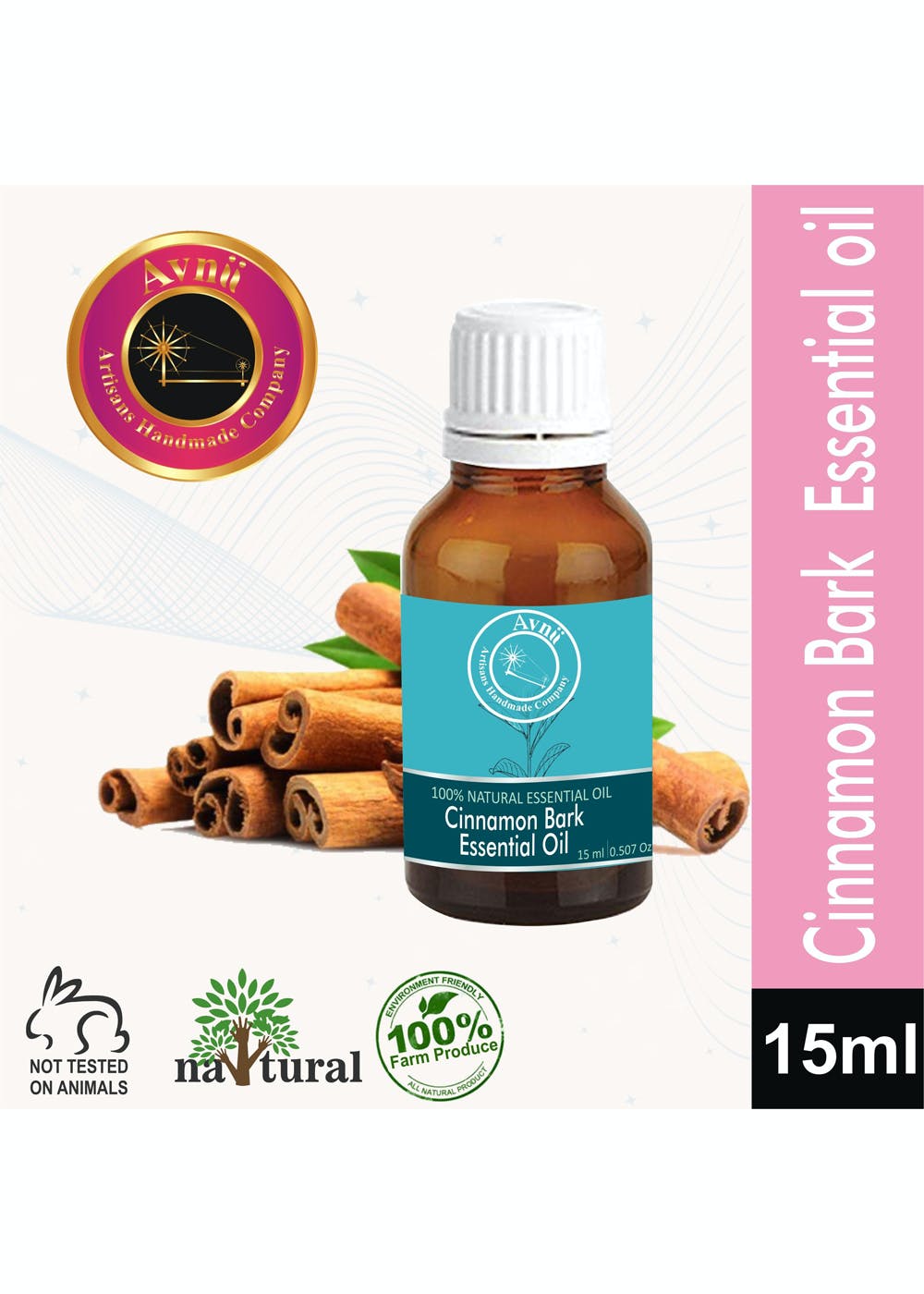 Pure Cinnamon Bark Essential Oil - 15ml