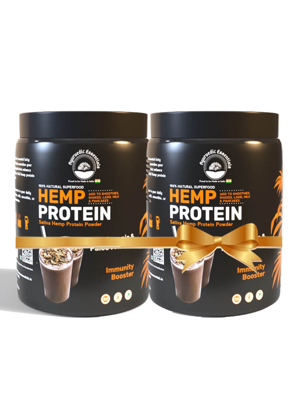Hemp Protein Powder - 500 gm Pack Of 2