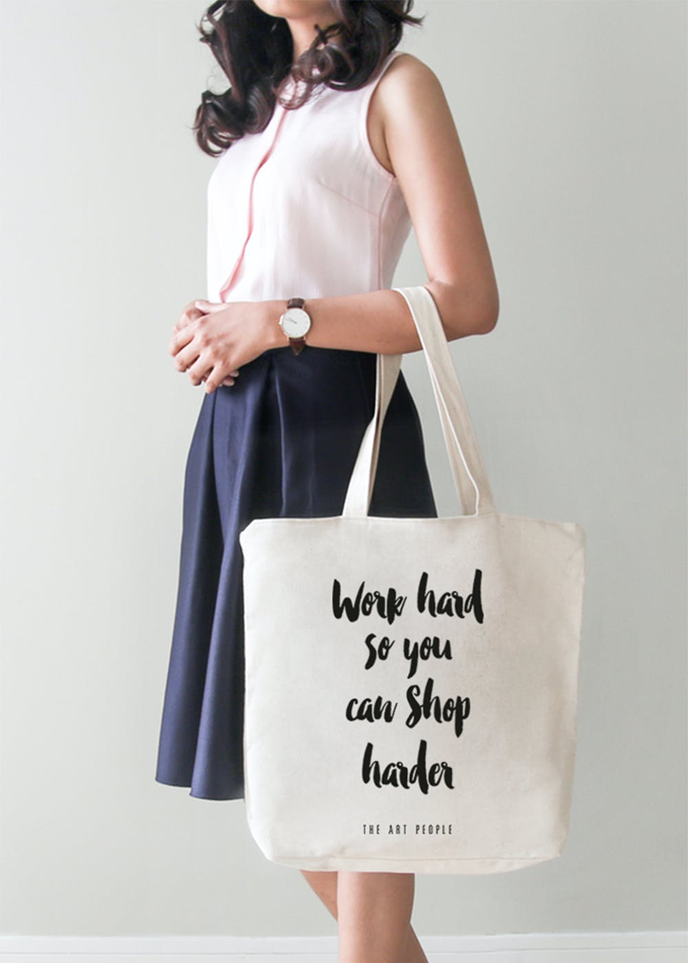 Get Work Hard Graphic Tote at ₹ 500 | LBB Shop