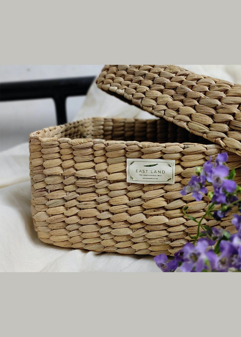 Get WH Square Basket with Lid at ₹ 799 LBB Shop