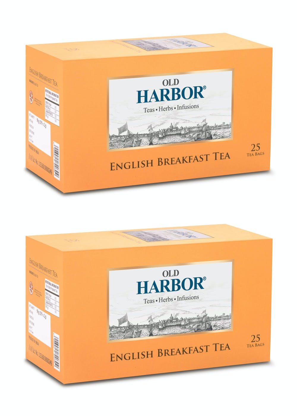 English Breakfast Tea Bags Combo - Set of 2 (25 Tea Bags)