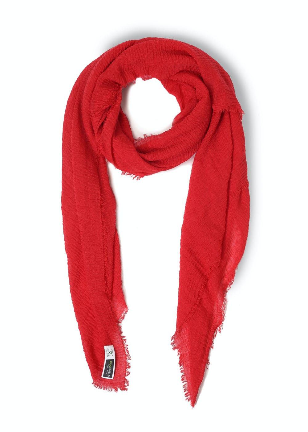 Lightweight Summer Mosquito repellent Cotton Wrap - Red