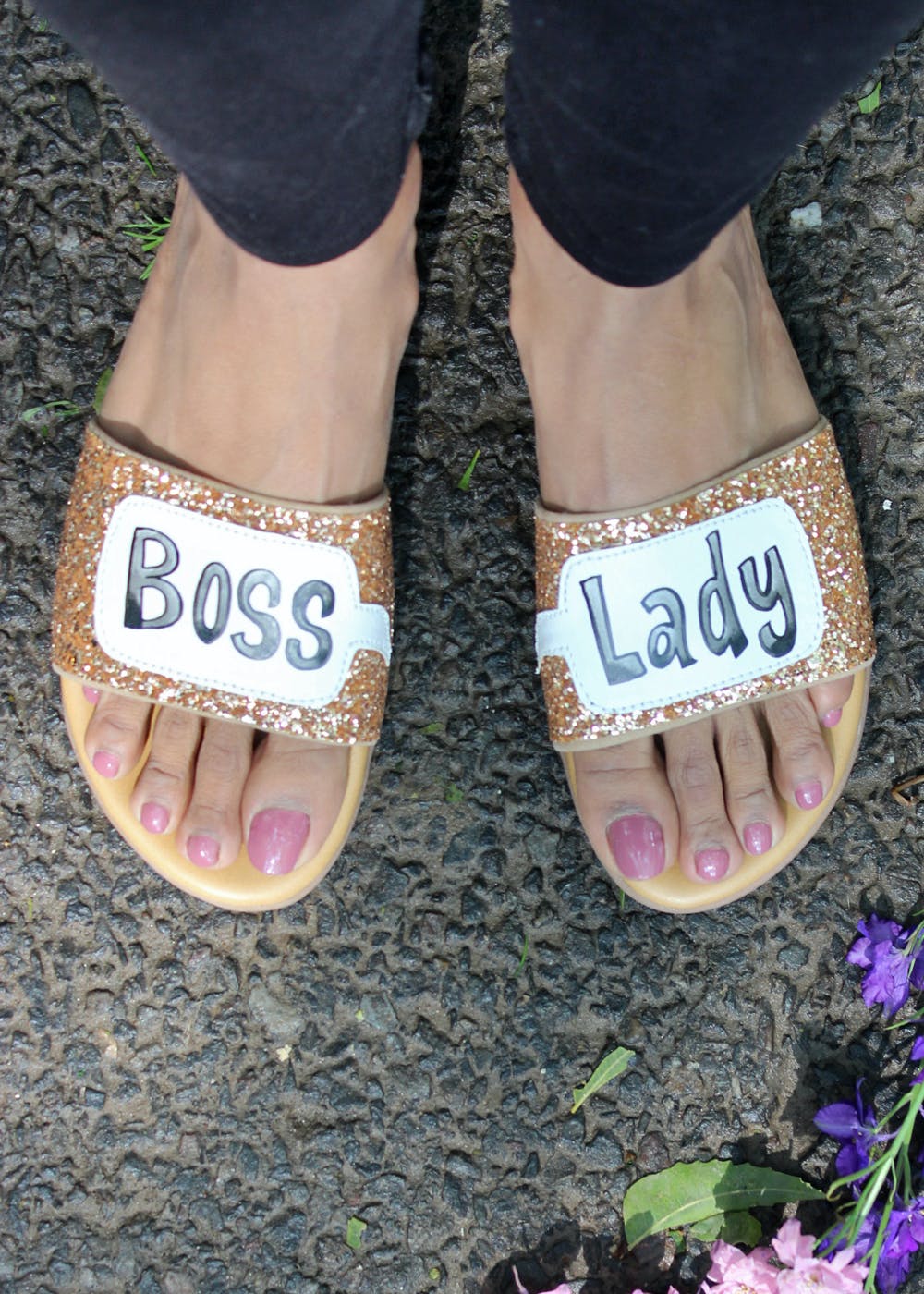 Get Boss Lady Printed Slides at 1499 LBB Shop