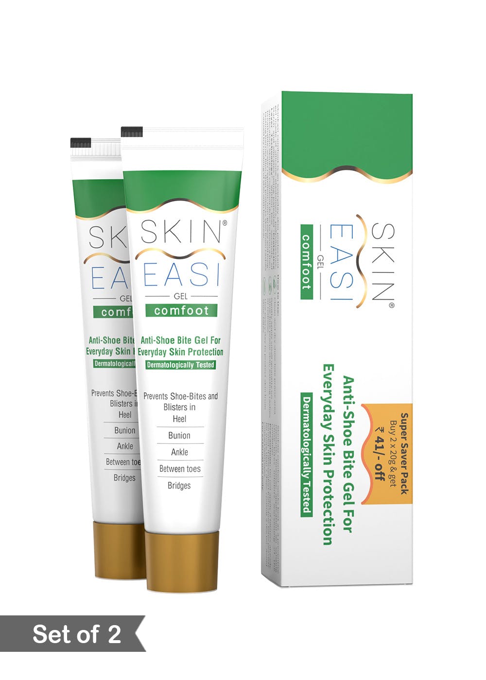 Comfoot Anti-Shoe Bite Gel- 20gm- Set of 2