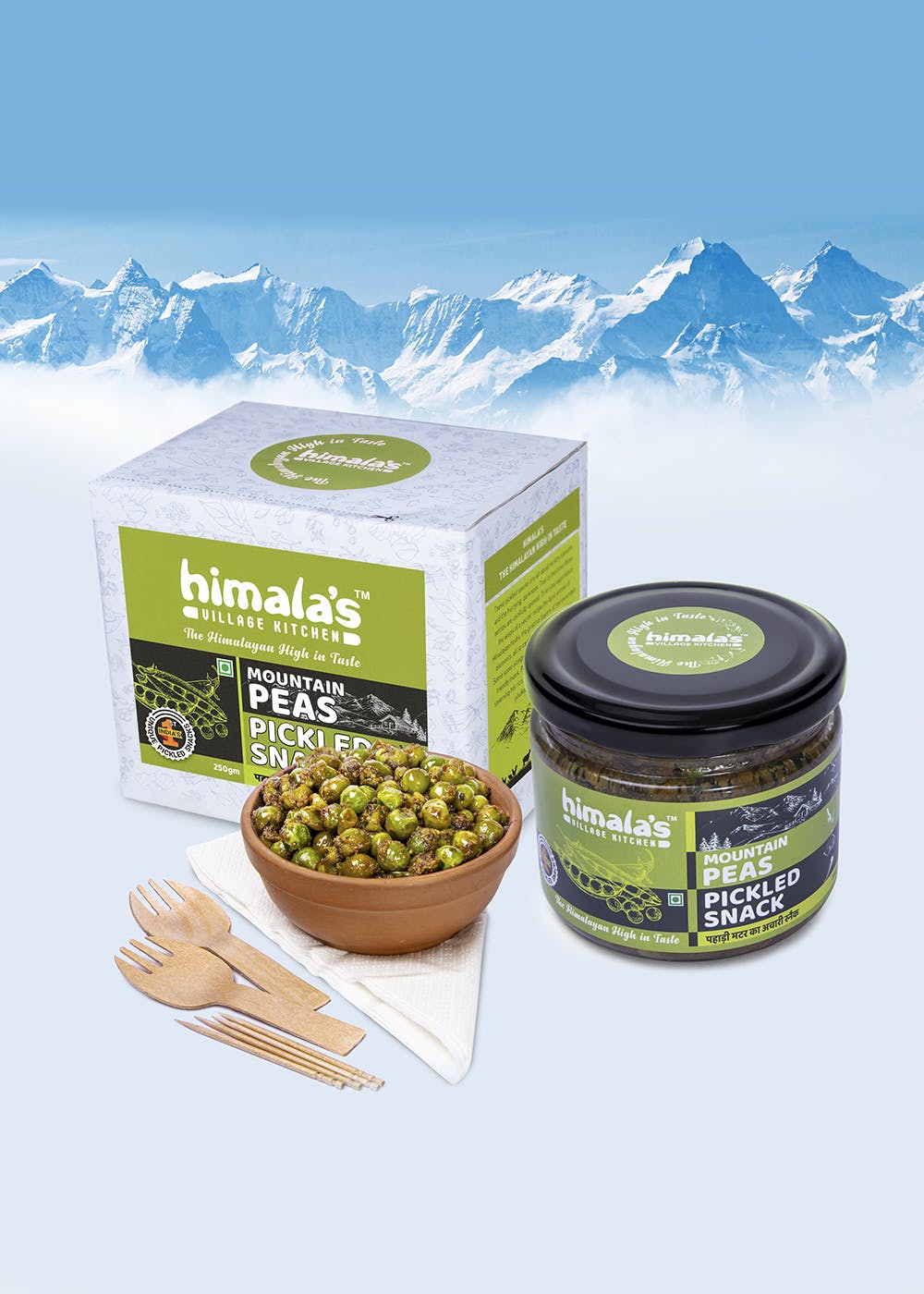 Get Mountain Green Peas Pickle 250 Grams at ₹ 465 LBB Shop