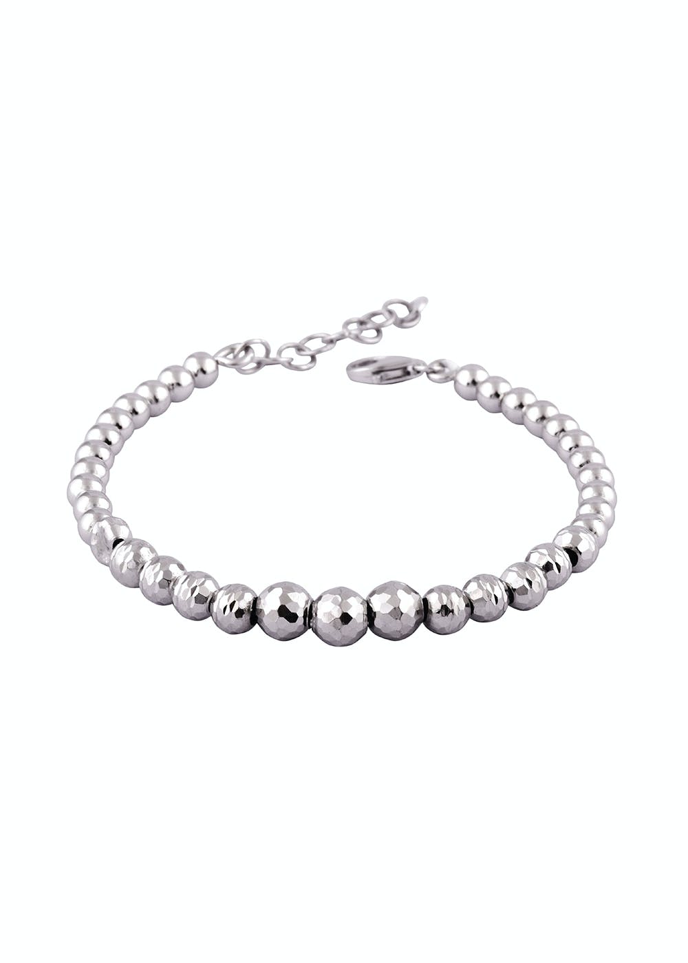 Get Roll Silver Beads Bracelete at ₹ 2113 LBB Shop