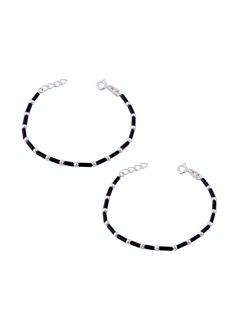 Get Infant Silver Beads Nazariya Bracelet at â¹ 1084 | LBB Shop