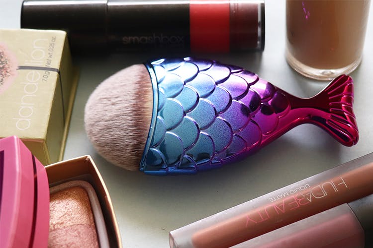 Mermaid-Shaped Make Up Brushes