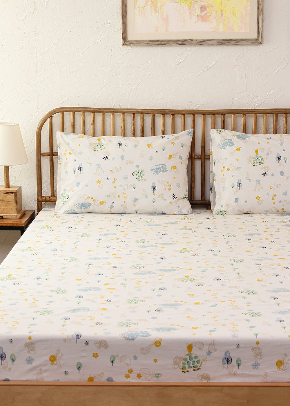 Get Multi Printed Cotton Double Bedsheet Set at ₹ 2499 LBB Shop