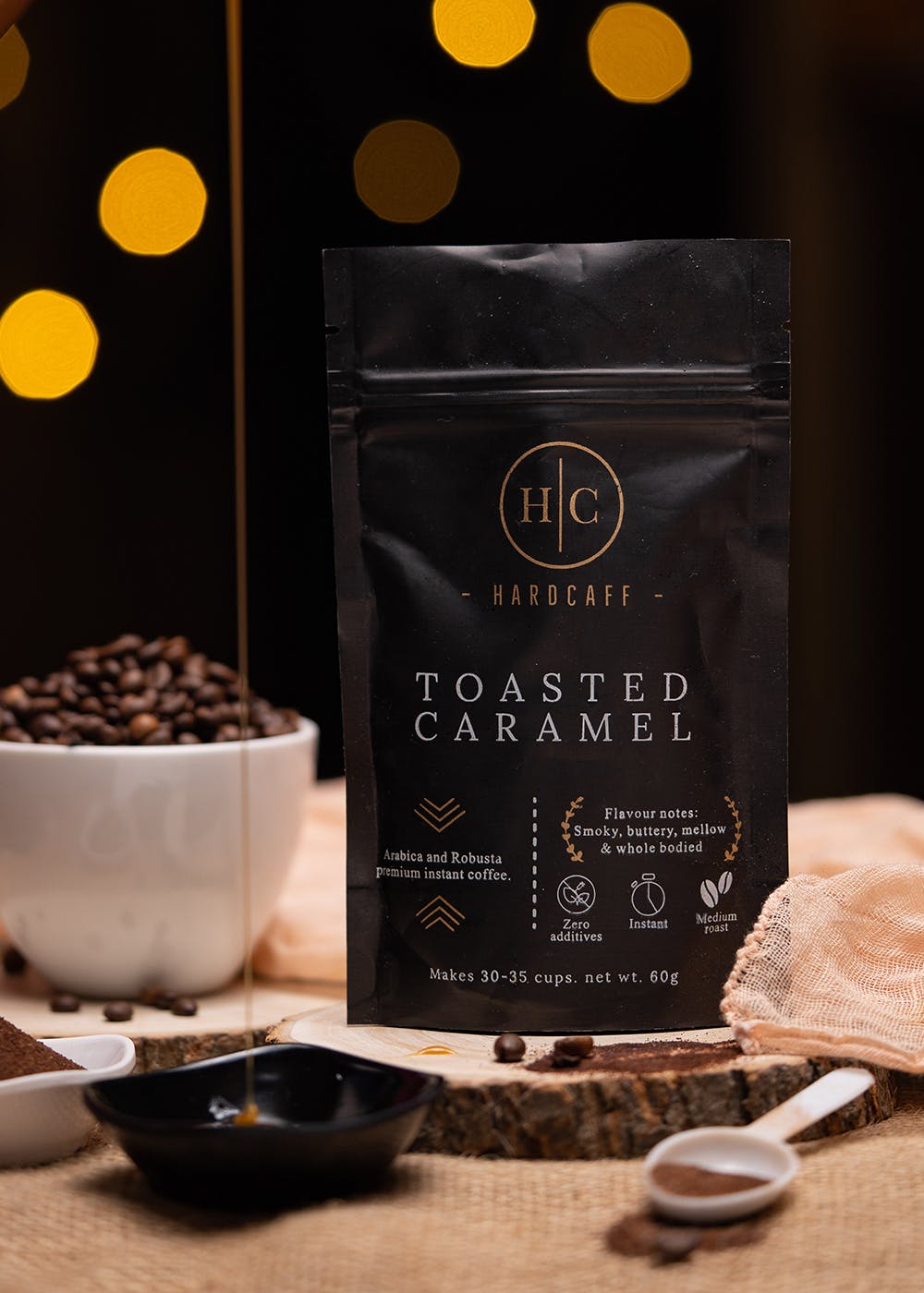 Caramel Instant Coffee Powder- 60 gm