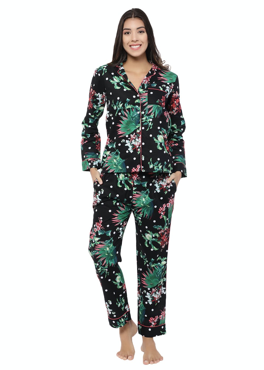 Sleeveless Nightsuit Set