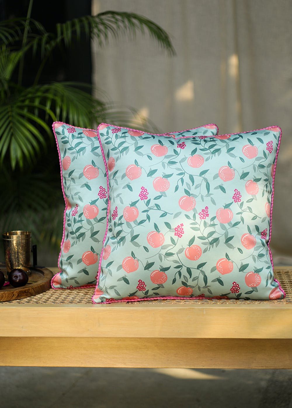 Get Khubaani Digital Print Cushion Cover at ₹ 569 LBB Shop
