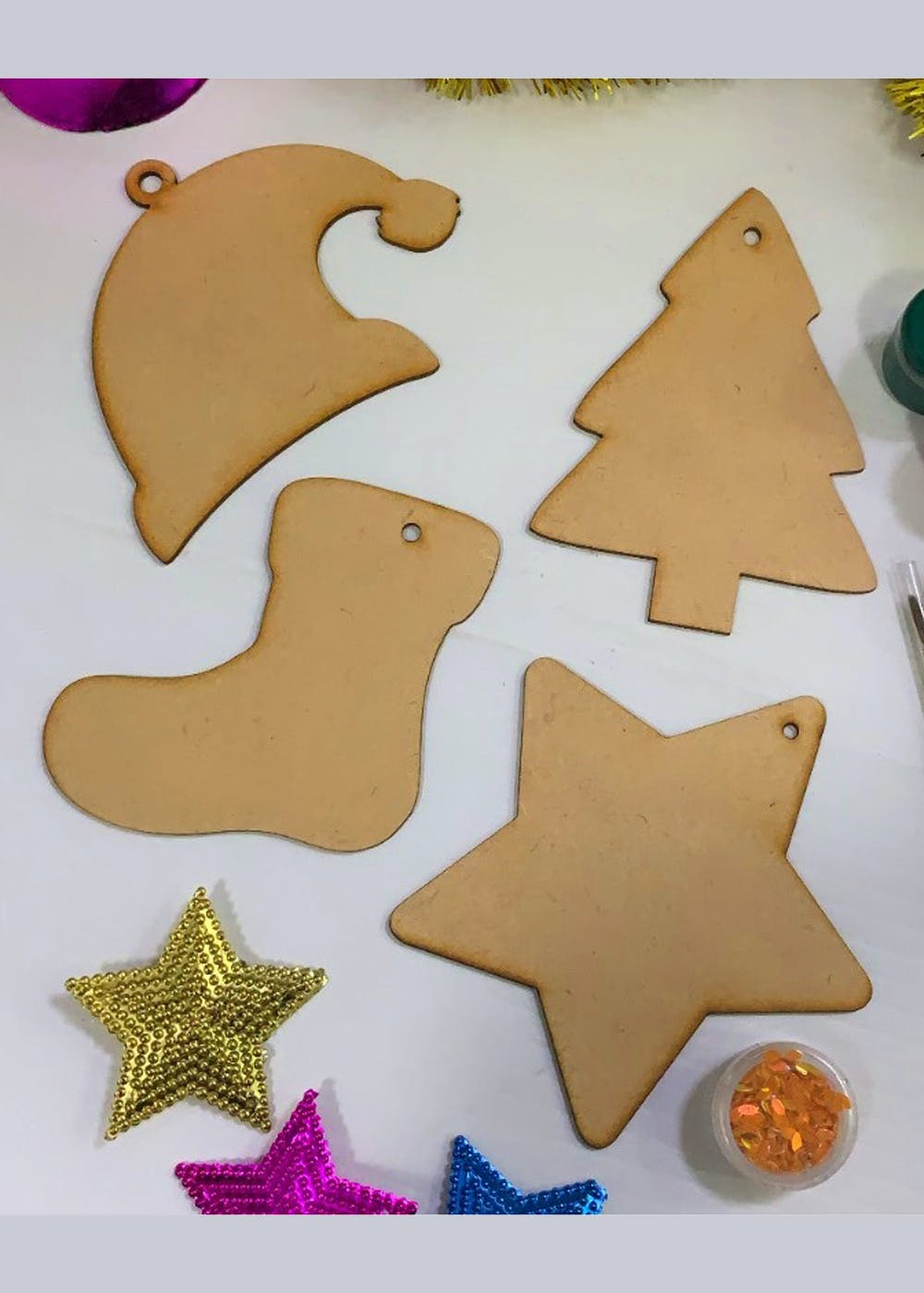 DIY Christmas Bauble Kit (4 Baubles)