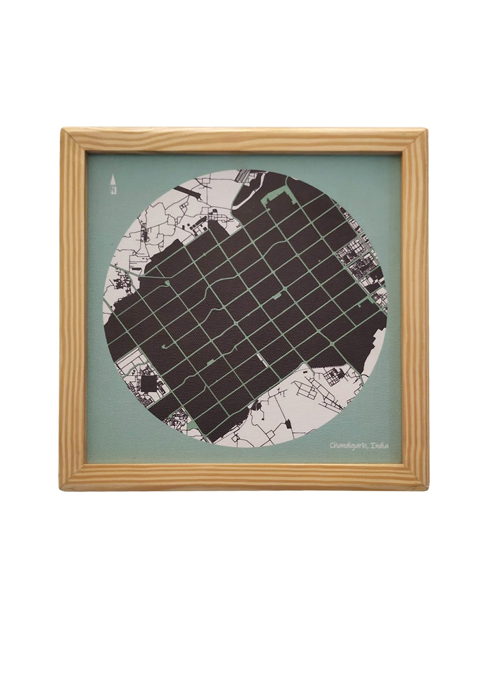Get Chandigarh Map Frame at ₹ 2200 LBB Shop