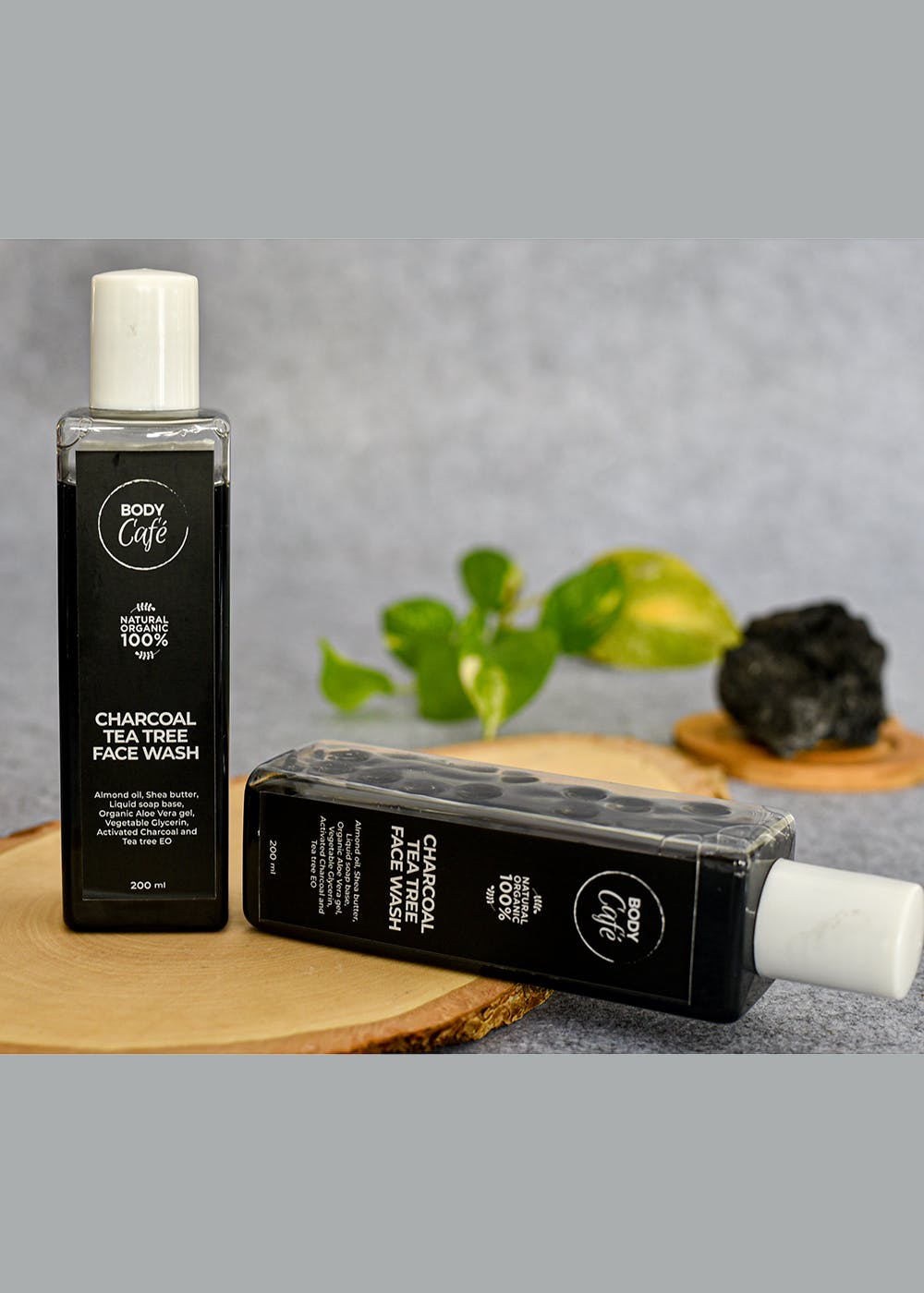 charcoal and tea tree face wash