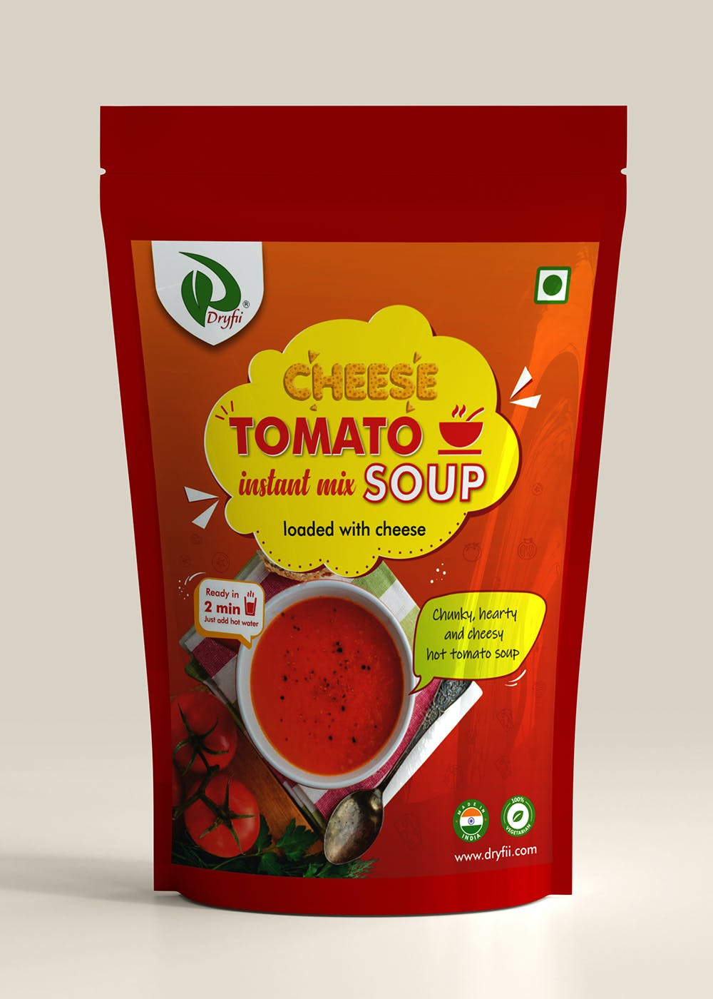 Get Instant Cheese Tomato Soup Premix 100 Grams at ₹ 160 LBB Shop