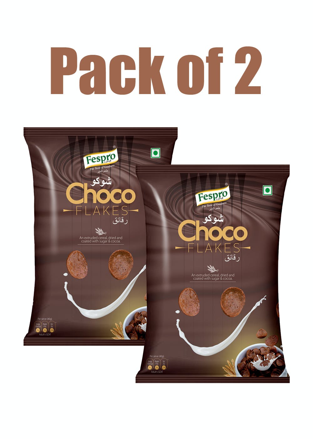 Chocoflakes Pouch - 250g(Pack of 2)