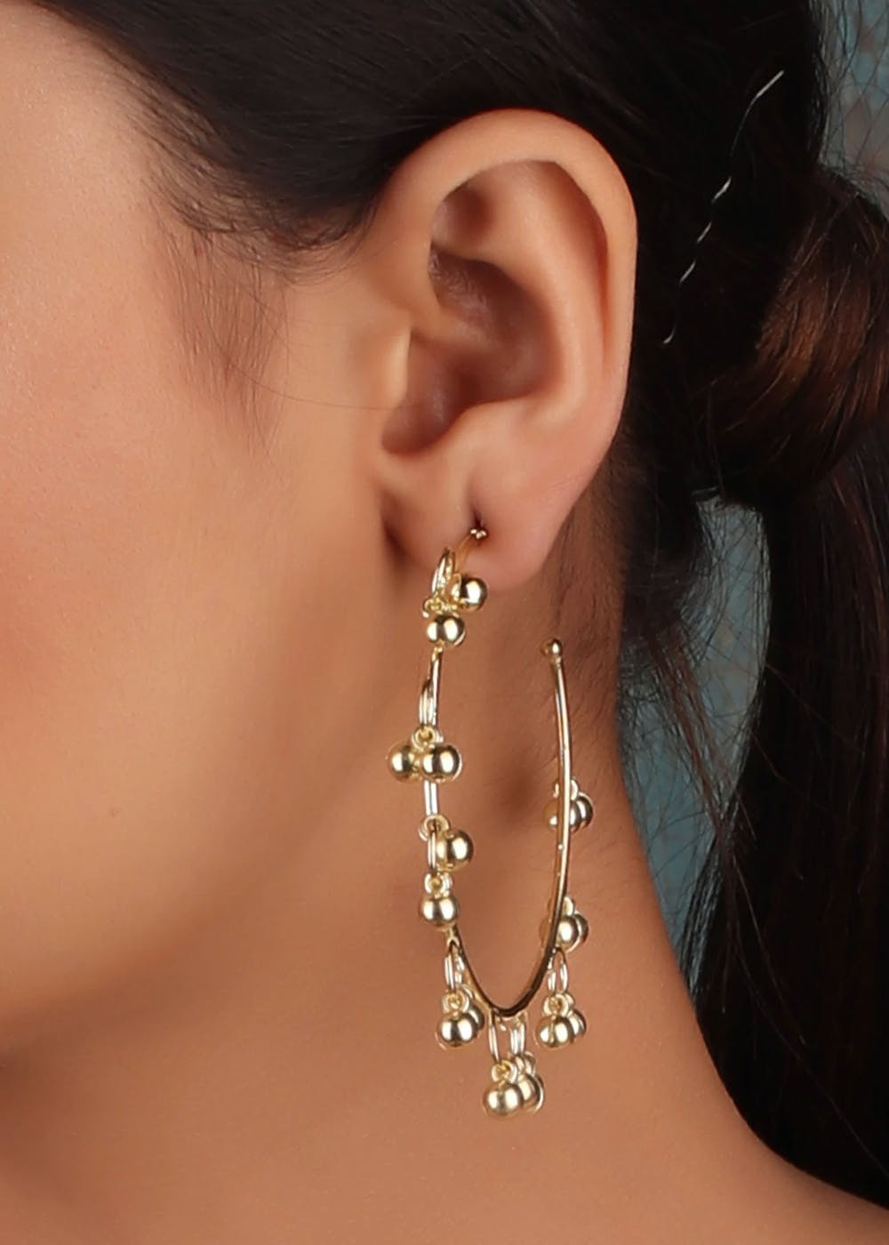 Raja Rani Hoop Earrings – Krafted with Happiness