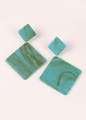 Aqua,Turquoise,Blue,Teal,Fashion accessory,Jewellery,Rectangle,Gemstone,Square