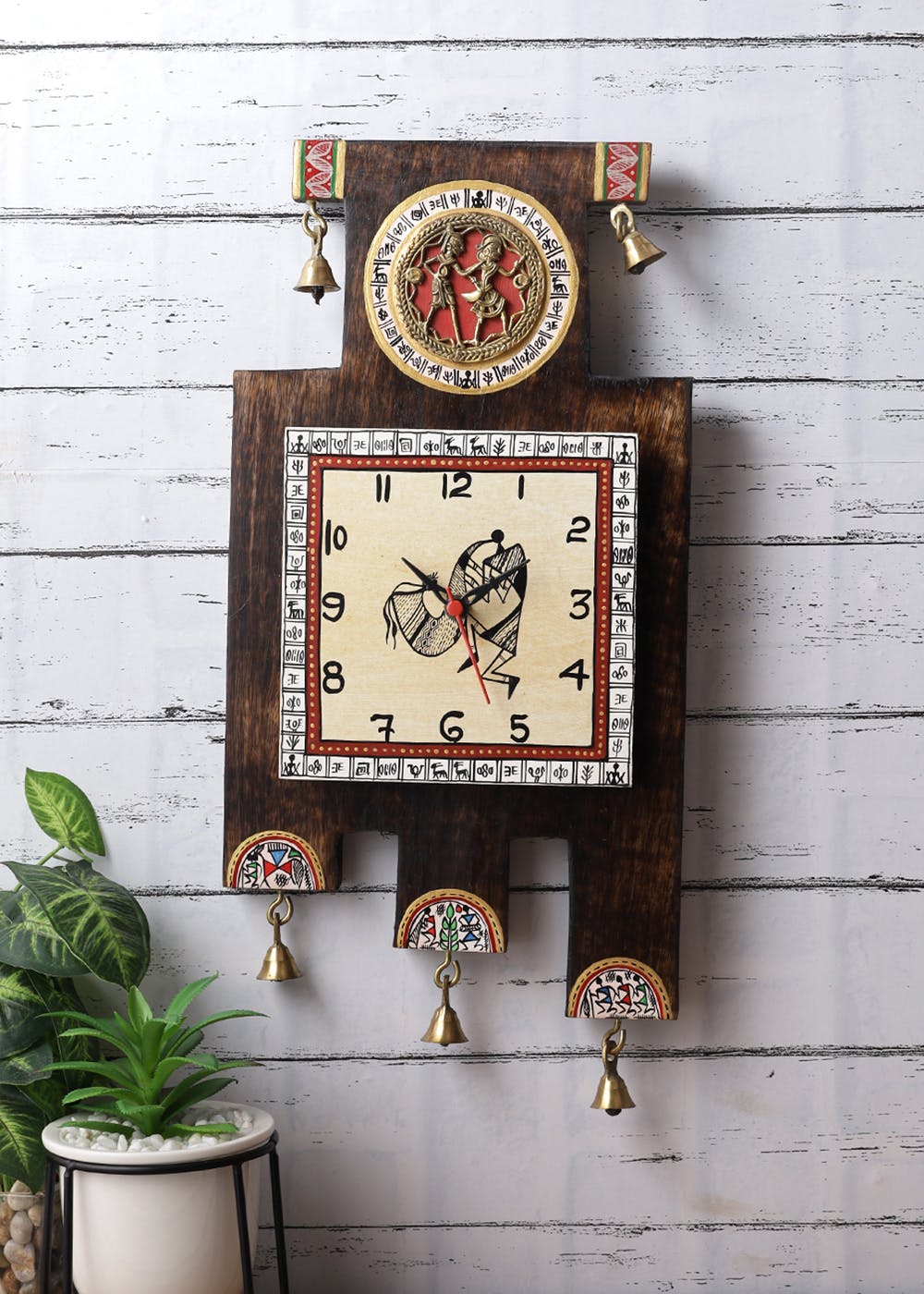 Brown Traditional Wall Clock