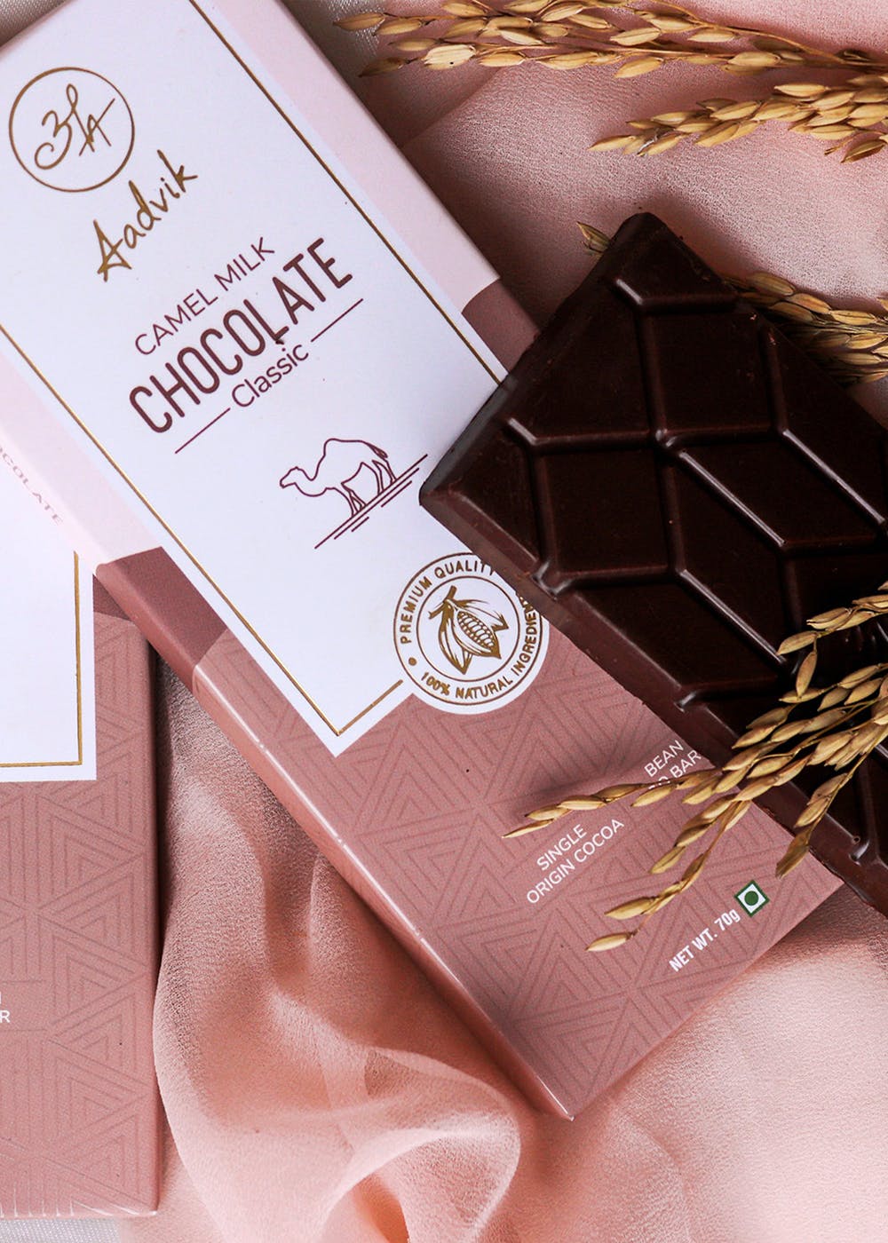 Get Camel Milk Chocolates | Plain | 150g | Pack of 3 x 50g Bars at ...