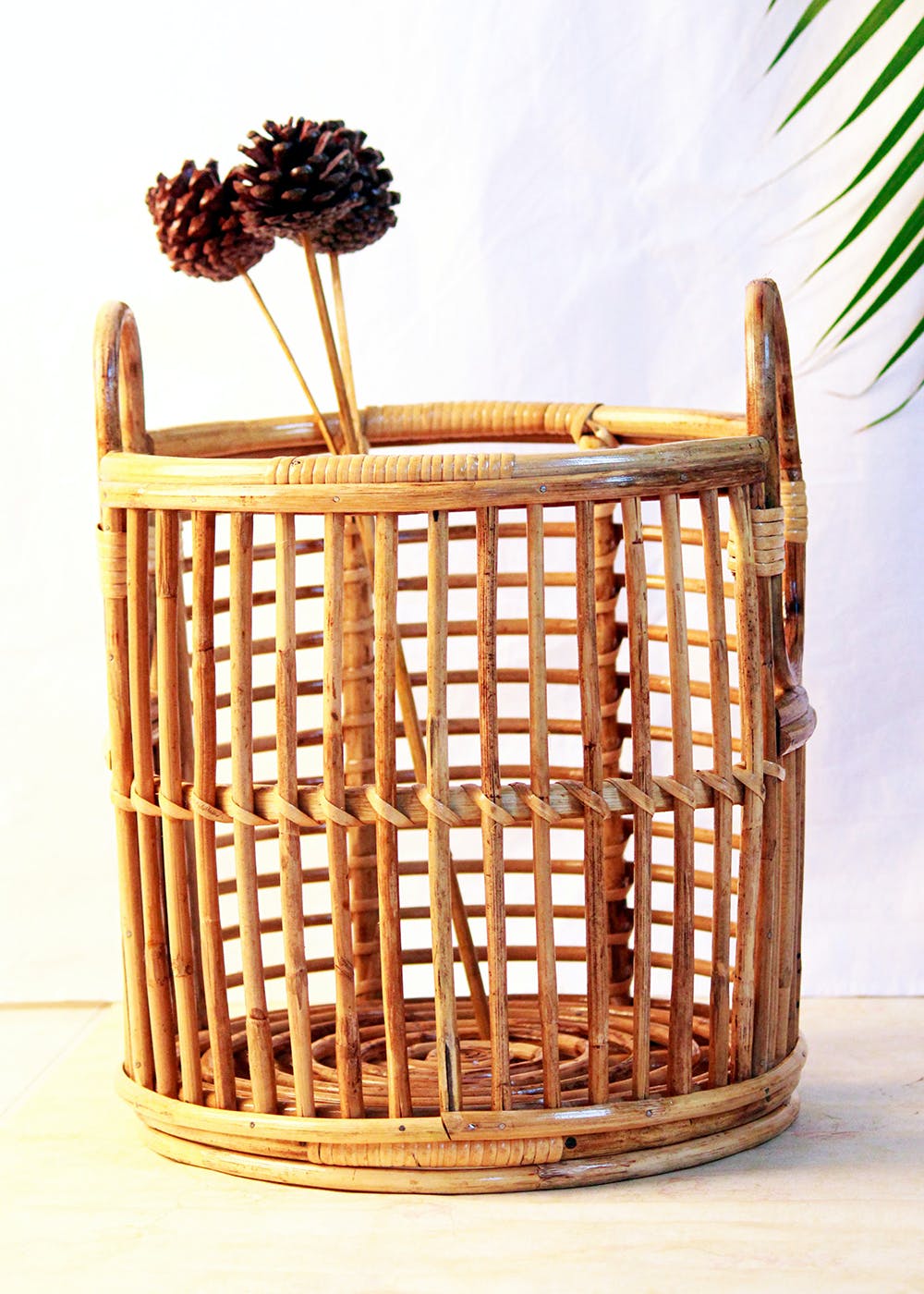 Get Rattan Cane MultiPurpose Ornate Basket at ₹ 2299 LBB Shop