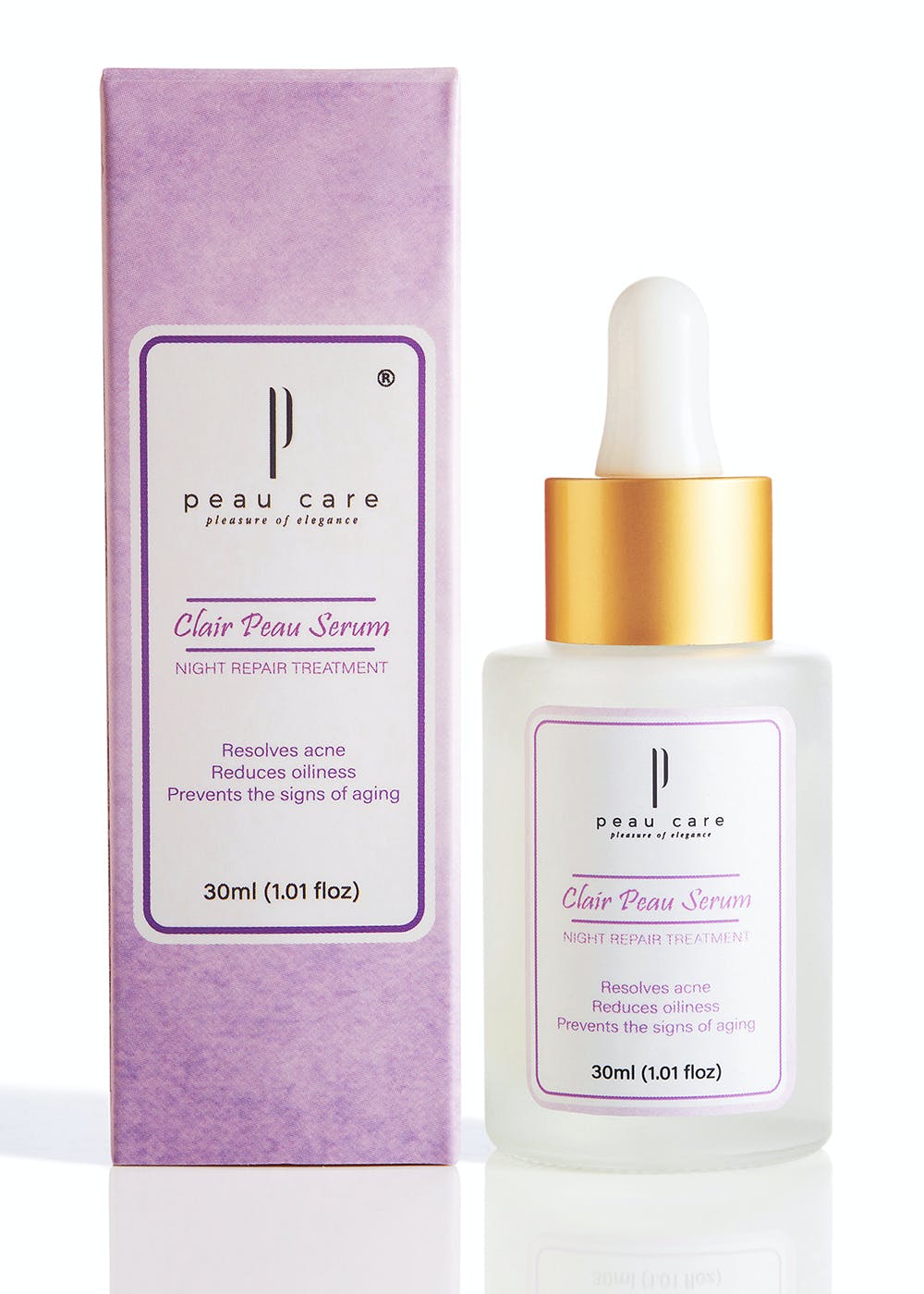Clair Peau Serum - Anti Acne & Anti Ageing Face Serum (30ml)