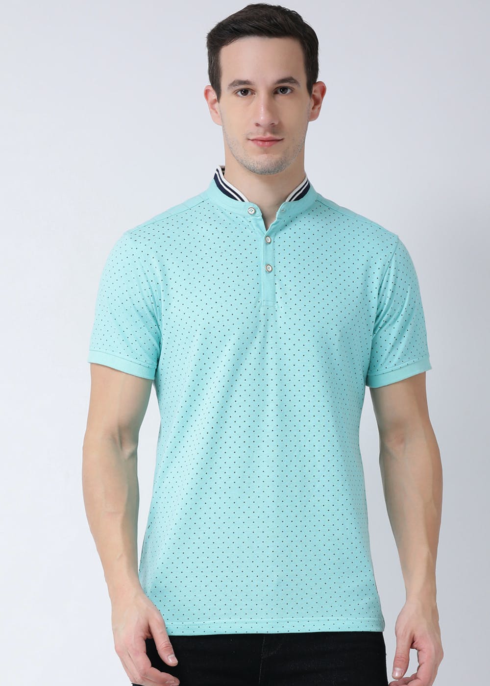 Small Folded Collar T-shirt