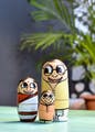 Animated cartoon,Cartoon,Animation,Action figure,Grass,Glasses,Finger,Smile,Illustration,Plant