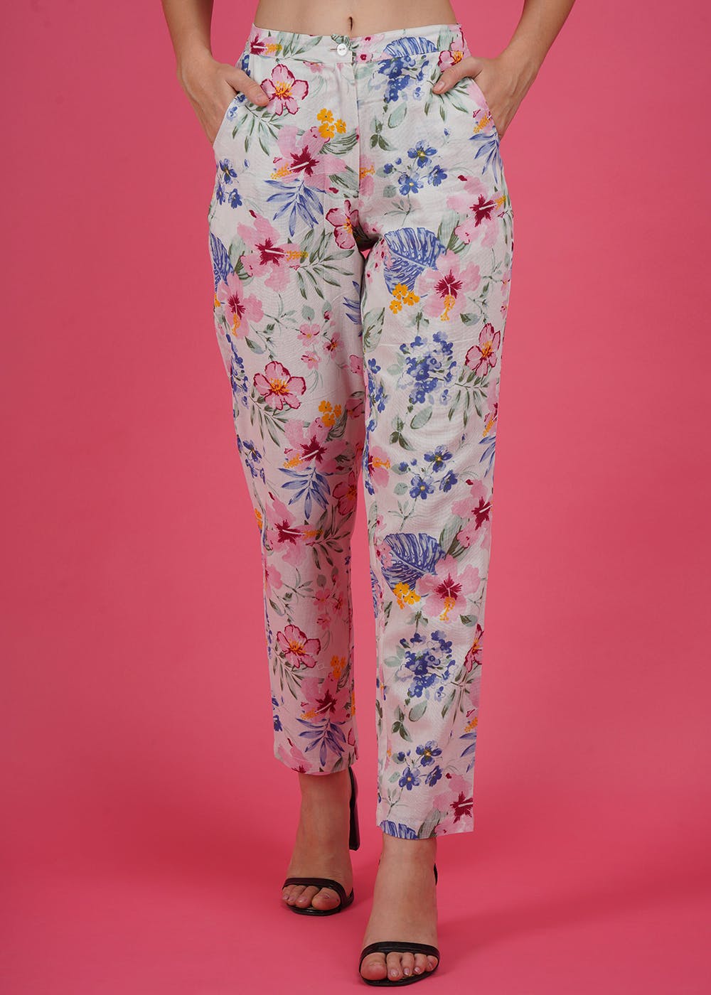 Aster Floral Print Trouser 